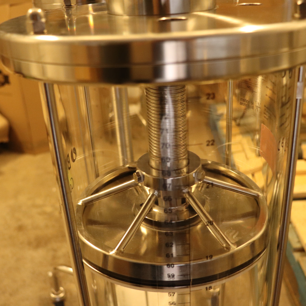 Lot of (2) Cytiva GE BPG Glass Chromatography Columns 24L 200/750