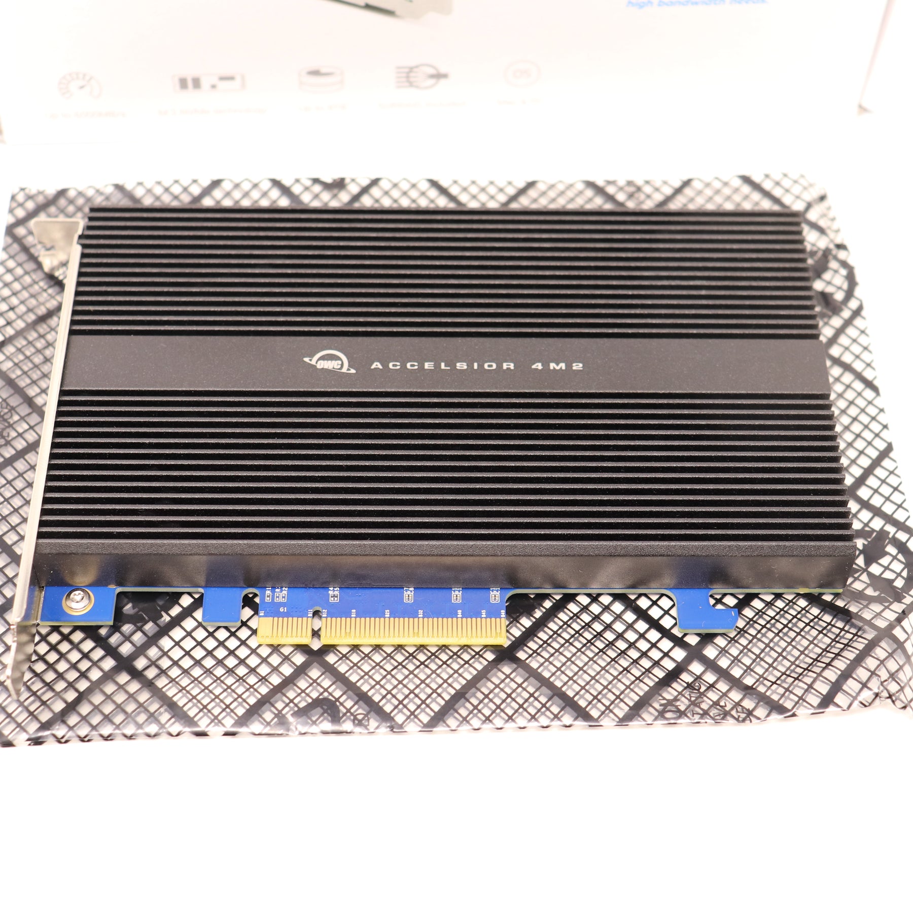 OWC Accelsior 4m2 PCIe M.2 NVMe SSD Storage Solution