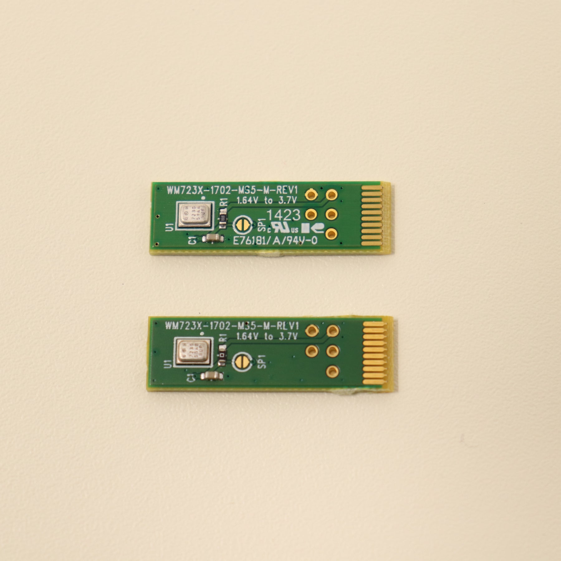 (2) Wolfson Microelectronics WM723X-1702-M35-M-RLV1 Bottom Port Digital Silicon Microphone Board