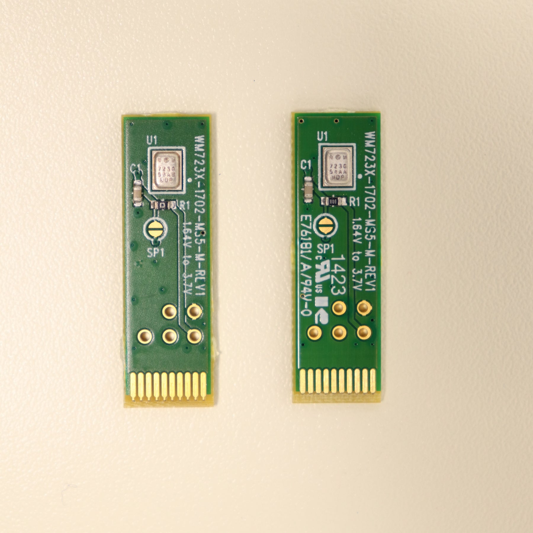 (2) Wolfson Microelectronics WM723X-1702-M35-M-RLV1 Bottom Port Digital Silicon Microphone Board