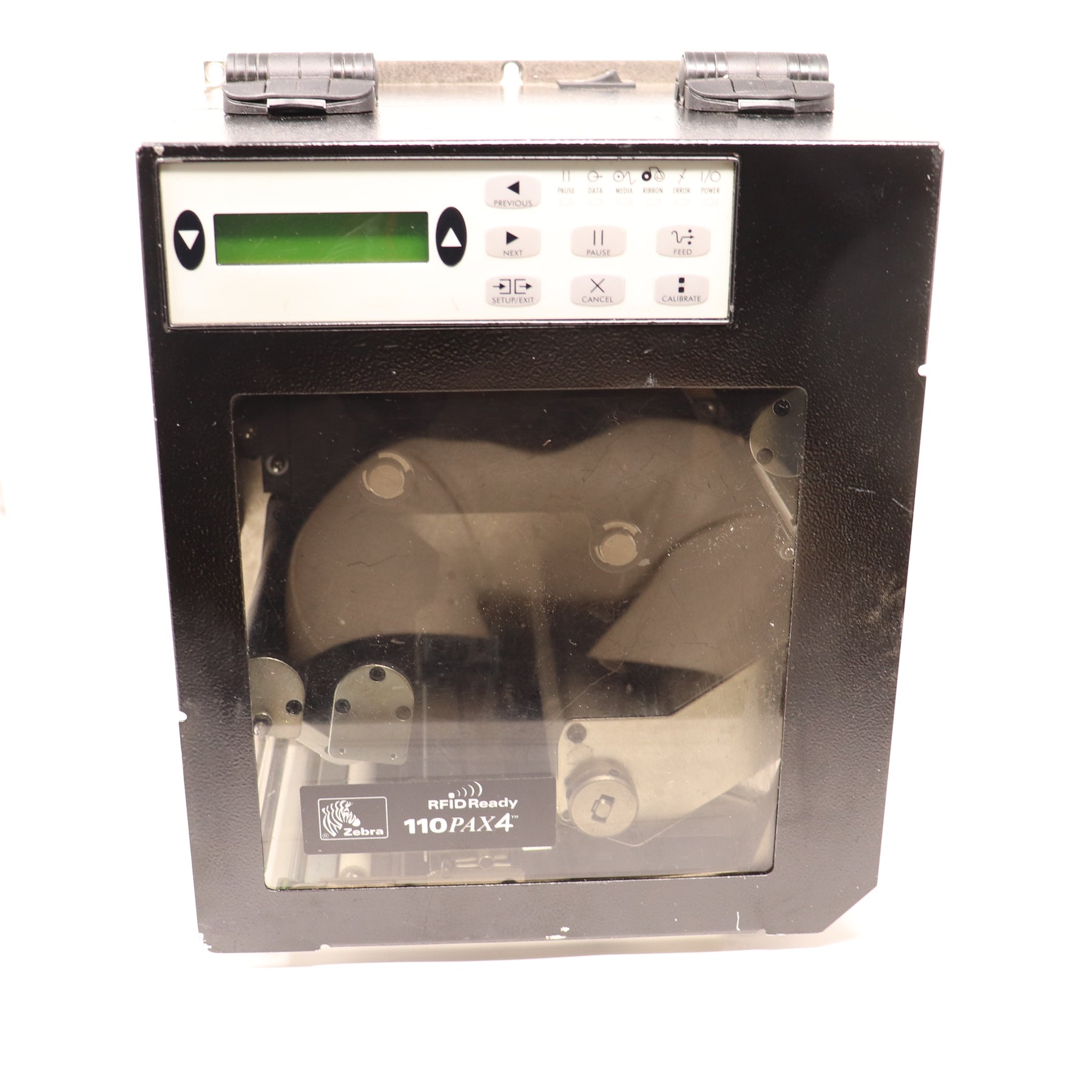 Zebra 110-PAX4 RH Thermal Printer Direct or Transfer Label Industrial Speed
